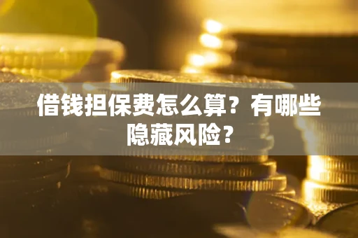 北京借钱担保费怎么算？有哪些隐藏风险？