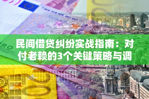 北京民间借贷纠纷实战指南：对付老赖的3个关键策略与调解盲区解析